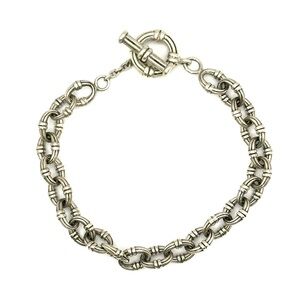 Lagos Caviar Silver Toggle Link Bracelet